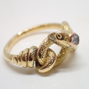 Bague « serpent » or jaune