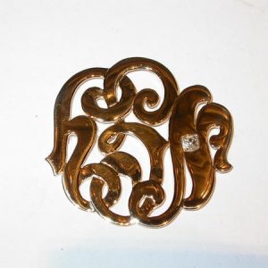 Pendentif ajouré, or jaune, diamant